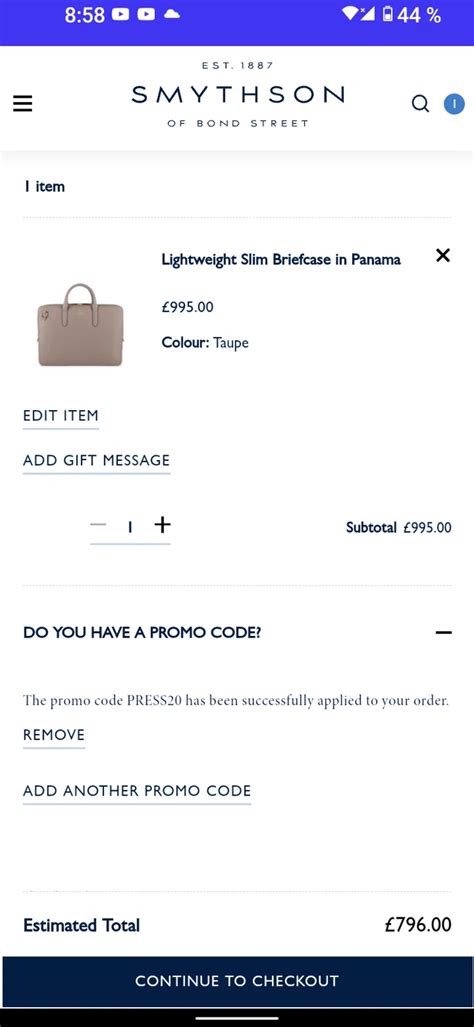 smythson discount voucher code